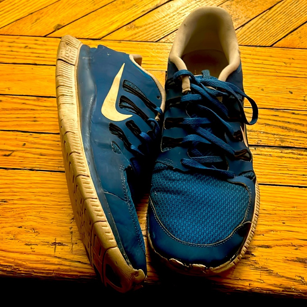 Blue Nike Free 5.0
Size: 12
Usage: Heavy